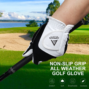 AIFRAN 2026 Elite Series Golf Gloves: Anti-Sweat Perforated Sheepskin <b>Protective</b> Gear for Golfers - Product Image 3
