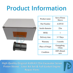 Kit de chemises de piston de servo pour excavatrice A10V43 22m de haute qualité, avec jeu complet de joints – Pièces de réparation moteur, garantie de 3 mois - Product Image 3