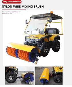 รถกวาดหิมะแบบนั่งขับ ราคาประหยัด พร้อมที่กวาดหิมะและที่ขูดหิมะ - Product Image 4