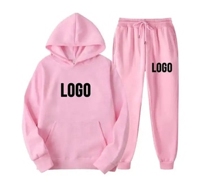 Conjunto Deportivo Unisex de Otoño, Transpirable, 100% Algodón Ecológico, Sudadera con Capucha Informal y Pantalones Deportivos, Diseño 2 en 1 - Product Image 1