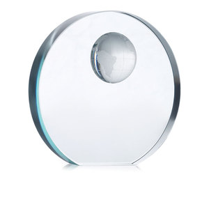 Mondal sfera di cristallo trofeo premi eleganti per i risultati per la visualizzazione di medaglie e placche - Product Image 1