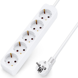 Regleta de 5 enchufes con interruptor, 16A/250V 3680W, 1.5/3/5m de longitud, color blanco, Don Feliz - Product Image 5