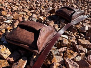 Bolsa de juego de caza de pájaros de nailon con 6X bolsa de cuero de vaca de gran aumento para entrenamiento de tiro disponible marrón/negro - Product Image 3