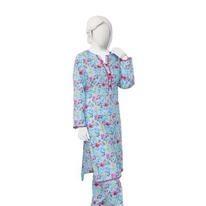 Costume d'Anarkali en coton Georgette 2 pièces de style pakistanais prêt-à-porter pour dames robe indienne élégante pour l'été - Product Image 2