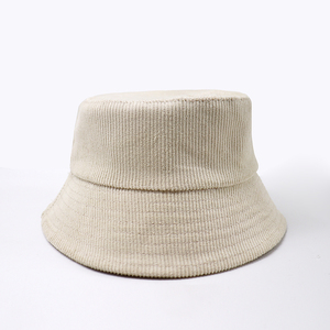 Logo personnalisé femmes rayé court pêcheur chapeau chaud décontracté velours côtelé seau chapeau voyage quotidien cyclisme pour adulte - Product Image 4