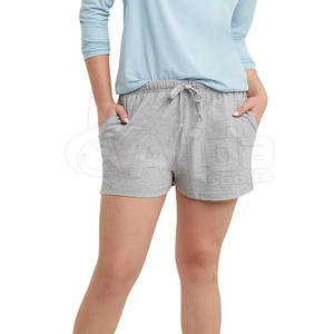 Short de fitness sans couture taille haute pour femme Short de course de gymnastique respirant avec décoration à motif pour le sport et le style de vie actif - Product Image 5