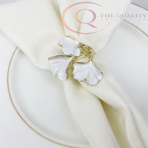 Anneaux de serviette en métal de style luxueux pour la décoration de table de mariage, design écologique pour une table sophistiquée à la maison ou au restaurant - Product Image 5