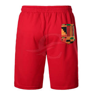 Short d'entraînement Active Wear pour homme Short de fitness décontracté teint en plaine avec poches Style solide - Product Image 3