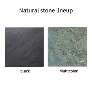 Piedra de Pizarra Natural de Primera Calidad para Pavimentación de Paredes, Color Negro Multicolor, con Acabado Óxido - Product Image 4