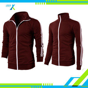 Chaqueta Deportiva de Punto para Hombre, Estilo Informal, Ajustada, Estampada, 100% Algodón, Secado Rápido, Ligera, con Cierre y Manga Larga - Product Image 3