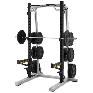 Rack semi-équipé remis à neuf de la série Discovery pour squats et presses avec barre, équipement de musculation pour salle de sport à domicile - Product Image 2