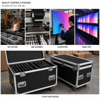 Fournisseur de murs vidéo LED pour la location, emballage en flight case, armoire 500x1000mm P2.976 P3.91 pour les entreprises de location, fourniture OEM ODM