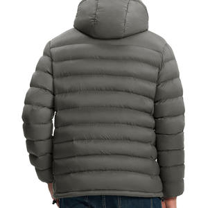 เสื้อพัฟเฟอร์กันน้ำ พิมพ์โลโก้ได้ตามต้องการ สำหรับผู้ชาย ทรงโอเวอร์ไซส์ หนา อุ่น เหมาะสำหรับฤดูหนาว ผ้าคุณภาพดี เสื้อแจ็คเก็ตพัฟเฟอร์สำหรับกิจกรรมกลางแจ้ง - Product Image 3