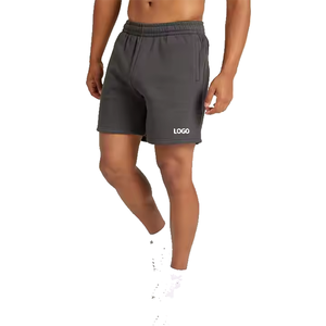 OEM Custom Logo <b>Men</b> <b>Shorts</b> Pants Stretch Blank Workout <b>Mens</b> <b>Shorts</b> Casual Active Running Cotton <b>Fleece</b> Sweat <b>Shorts</b> for <b>Men</b> - Product Image 5
