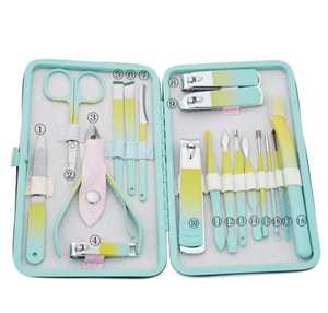 18 Pieces Manicure Pedicure <b>Nail</b> Clippers <b>Kit</b> by Zachary Industries - Product Image 3