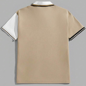 Camiseta Deportiva para Hombre, Antiarrugas, de Punto, de Secado Rápido, Informal, Minimalista, Lisa, Moderna, Estilo Golf - Product Image 5