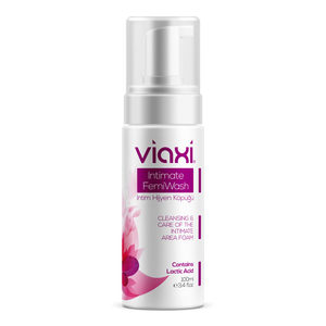 Viaxi FemiWash Foam Cleanser 100ml | pH-Balanced Fragrance-Free Sensitive Skin <b>Wash</b> | <b>Soap</b>-Free Daily Care Foam Pump - Product Image 1