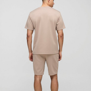 ชุดลำลองผู้ชาย 2 ชิ้น สำหรับฤดูร้อน ผ้าฝ้าย 100% ระบายอากาศ ลายสัตว์ แขนสั้น ปรับแต่งได้ เหมาะสำหรับวิ่งและสวมใส่ในชีวิตประจำวัน - Product Image 6