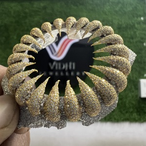 Luxury Mechanical Moissanite Smart <b>Glass</b> Watch Diamond Tester Iced Stainless Steel Bezel Rapper <b>Men's</b> Vvs Diamond - Product Image 4