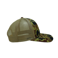 Planche Old School Duck Camo 6 Panel Ri112 Trucker Mesh Chapeaux Blank Camo Ri 112 Mesh Hat Snapback Trucker Hats Caps Vietnam Factory