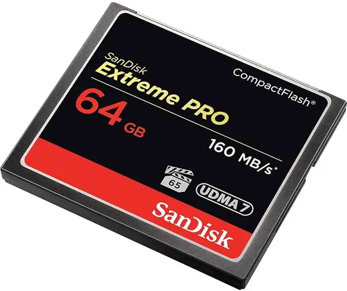 256 ГБ cf карта памяти Sandisk extreme pro