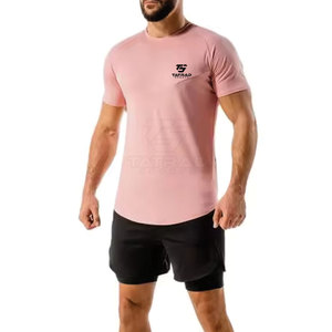 Nouvelle collection tendance, t-shirts musculaires de haute qualité 100% coton, séchage rapide, respirant, fabriqués au Pakistan, prix bas pour hommes - Product Image 2