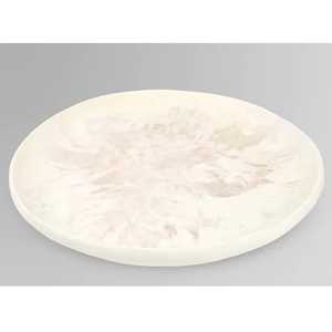 Platos y platos de resina con aspecto de mármol, forma redonda, patrón personalizado, plato moderno para servir alimentos Apto para lavavajillas - Product Image 6