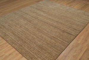 พรมขนแกะทำมือสีน้ำตาลอมเทา ลายชนเผ่า ลายทรายทะเลทราย สำหรับห้องนั่งเล่น ห้องนอน ตกแต่งบ้าน - Product Image 3