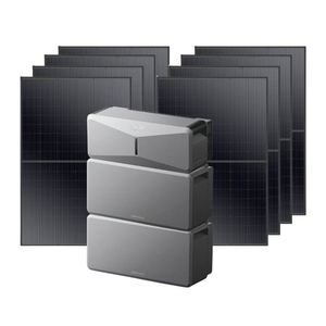 Huge Factory Discount SOLIX E10 Smart Home Solar Backup <b>System</b> 12kWh and 3200 Watts 2x Expansion Batteries Stackable Hybrid <b>Grid</b> - Product Image 1