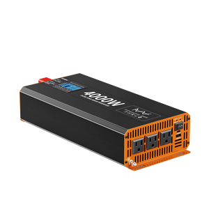 Inversor de Corriente de Onda Sinusoidal Pura de 4000W, 12V a 110V, para Auto, RV, Camión, Hogar, con Salida de CA de 110V, Pantalla LCD y Control Remoto - Product Image 3