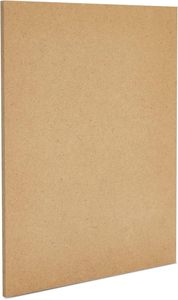 Tablero de MDF Crudo Marrón Natural, Láminas de Fibra de Madera Lijada para Muebles, Gabinetes y Uso Interior - Product Image 1