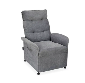 Élégant canapé inclinable électrique moderne 1 place nouvellement lancé gris foncé avec cadre en bois Design électro élégant - Product Image 3