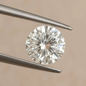 Pierre précieuse Rudra Jewels, diamant de laboratoire premium brillant, couleur D, clarté VVS1, certifié IGI, 1 carat, coupe excellente, pierre libre pour fiançailles - Product Image 1