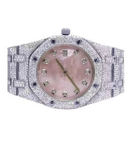 นาฬิกาควอตซ์สแตนเลสสตีลลายการ์ตูนสุดหรูเคสหน้าปัดแบบผสมสำหรับทุกเพศของขวัญฮิปฮอปสตาร์มิโยต้า3BAR การเคลื่อนที่กันน้ำอัตโนมัติ - Product Image 1