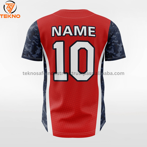 2025 maillot de Baseball à séchage rapide fabriqué au Pakistan vêtements de sport imprimés bas prix respirant manches courtes maillot de Baseball Service OEM - Product Image 4