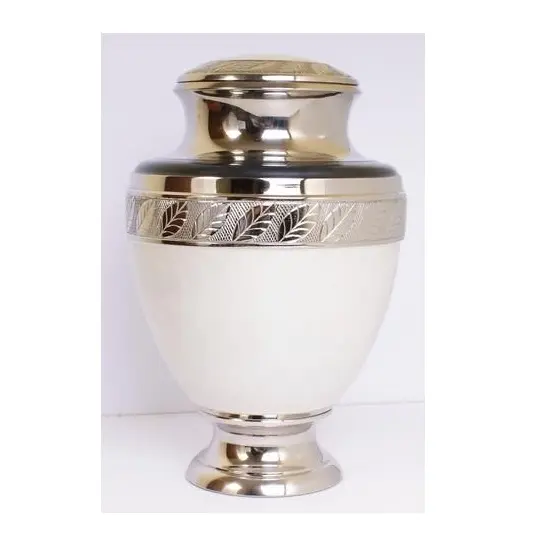 Wholesale Metal Cremation Urns Adult Cremation Urns Funeral Urns For Ashes Manufacturer customized logo printed adult Cremation