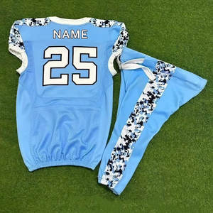 Uniforme de football américain en polyester 100% respirant nouveau style uniforme de football américain Service OEM personnalisé - Product Image 1