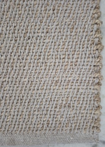 Alfombra Cuadrada Dhurrie de Yute y Algodón SA, Resistente a las Arrugas y Reversible, Pelo Corto - Product Image 2