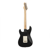 Slick Guitar SL55KM Guitare électrique Aged Black Solid Ash Body Alnico Pickups