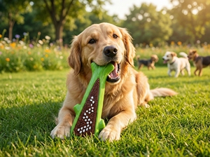 Juguete para Perros Ledu Toys, Palo de Goma Resistente con Cerdas y Sonido, Alivia la Ansiedad - Product Image 2