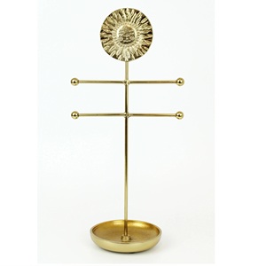 Support à bijoux orné d'or boucles d'oreilles goujon présentoir tour de bijoux support organisateur bijoux Table affichage en gros - Product Image 2