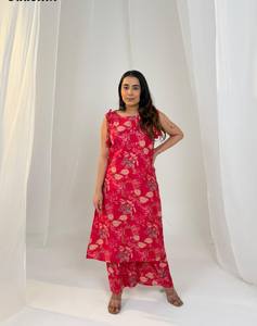 Kurti con Estampado Vaticano de Última Moda, Kurti Estampado a Mano, Prenda Étnica Moderna para Uso Diario y Eventos - Product Image 5