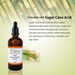 Correcteur de taches brunes à l'acide de canne à sucre 35% - Gel exfoliant pour le visage et le corps - Blanchissant - Anti-rides - Anti-âge - Product Image 2