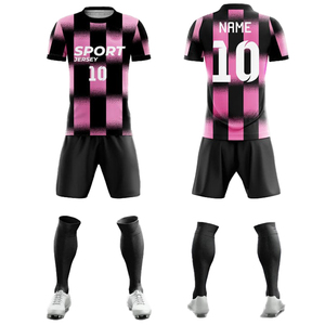 Factory <b>Cheap</b> Price High Quality Latest Style Soccer Uniform Custom Colors Logo Short Printed Lightweight Soccer Uniform - Product Image 1