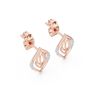 <b>Moissanite</b> S925 Silver Hip hop Stud <b>Earrings</b> for Women - Product Image 2