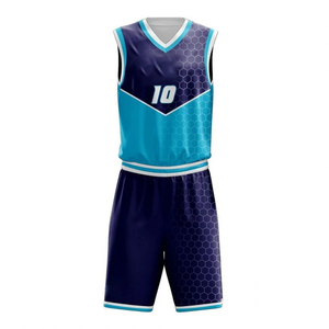 Maillots de basket-ball personnalisés uniformes d'équipe à séchage rapide pour hommes uniforme de basket-ball d'entraînement d'été pour hommes - Product Image 1