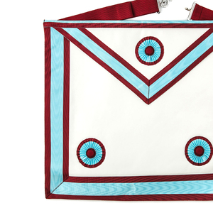 ผ้ากันเปื้อนลายอิฐที่มีเข็มขัดรัด - Product Image 2