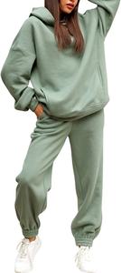 Conjunto de chándal para mujer, Sudadera con capucha de manga larga y pantalones de chándal, conjuntos deportivos de 2 piezas, chándales - Product Image 3