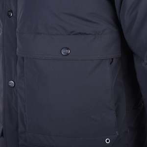 Leppa Veste cargo d'hiver pour homme Impression vintage Revêtement imperméable Coupe-vent Col à capuche Nylon Polyester Remplissage Fermeture à glissière - Product Image 3