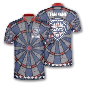 Polo Dart Sublimation de haute qualité avec impression couleur en tissu doux et durable logo et design de l'équipe personnalisés - Product Image 1